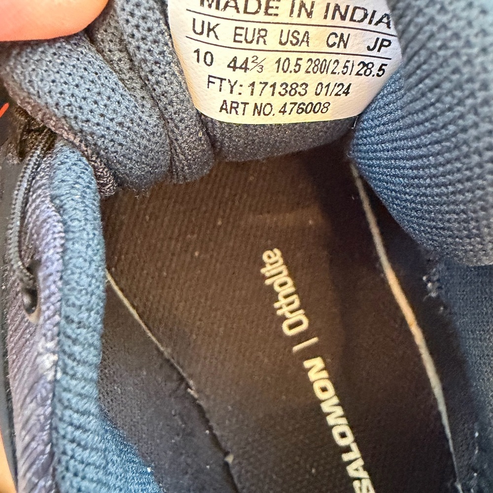 Salomon Blue Trail Shoes with Black Insole - Picture 6 of 6